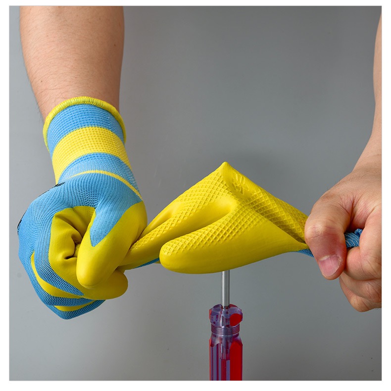 Anti Slip PU Palm Work Gloves Comfortable Industrial Grip Glove