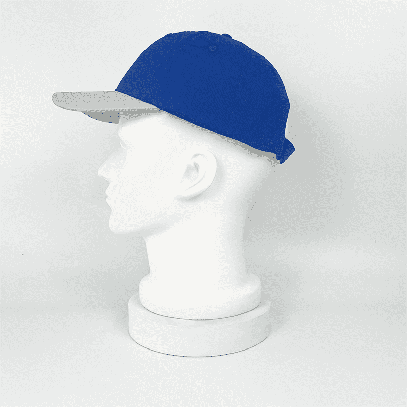 High Quality High Protective Blue Baseball Cap with Trim Baseball Cap Fashion Hat