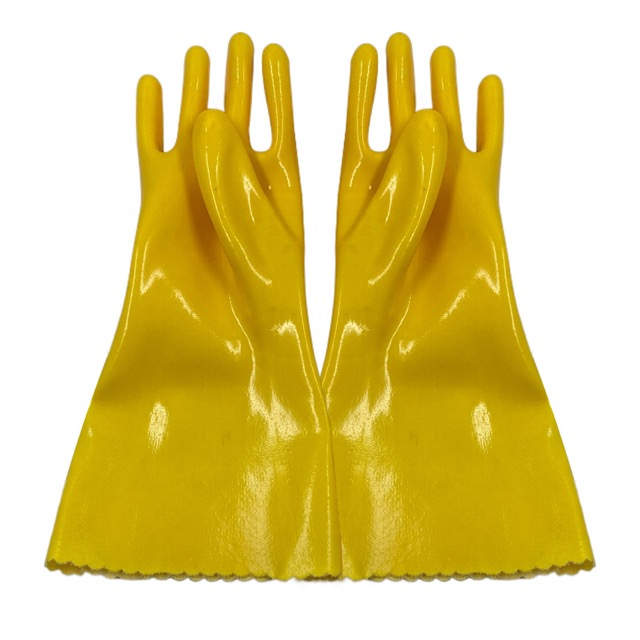 Thickened Dishwashing Kitchen Cleaning Waterproof PVC Gloves