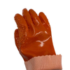 Anti-slip Industrial Oil Proof Safety Working Hand Protective PVC Gloves