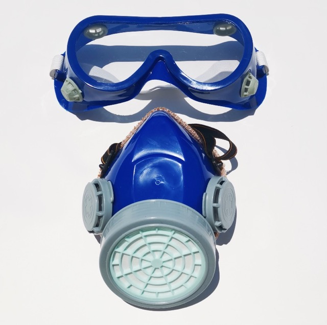 Single Tank Dust Respirator with Goggle