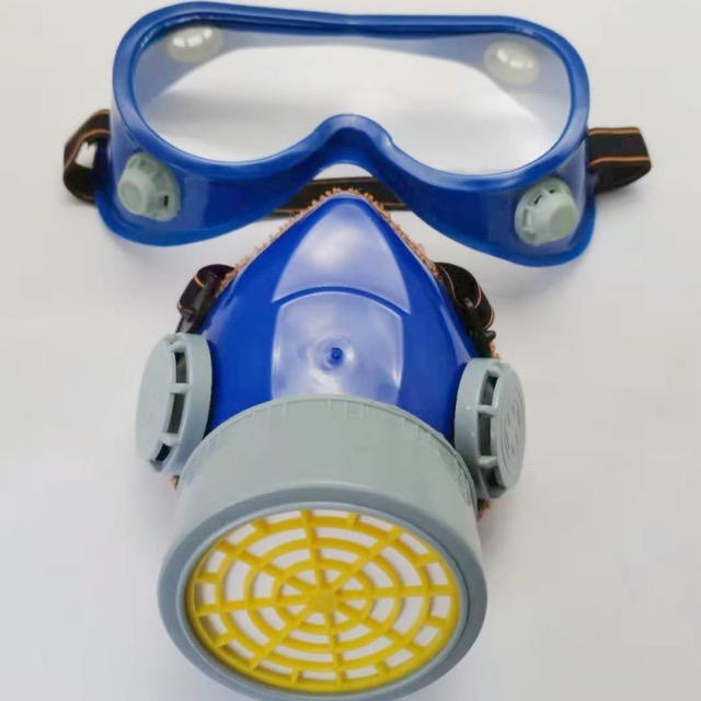 JY5011 Single Cartridge Chemical Respirator with Glasses