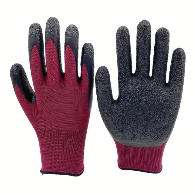 Anti Slip Latex Palm Coated Safety Gloves