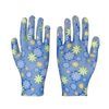Nitrile Coated Palm Work Nylon Gloves Gardening Work Ladies Breathable Dipped Rubber Safety Gloves