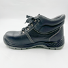  Industrial Construction Cow Leather Work Boots Security Work Slip Resistant Safety Boots For Men