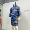 100% Polyester Camouflage Raincoat with PVC Coating