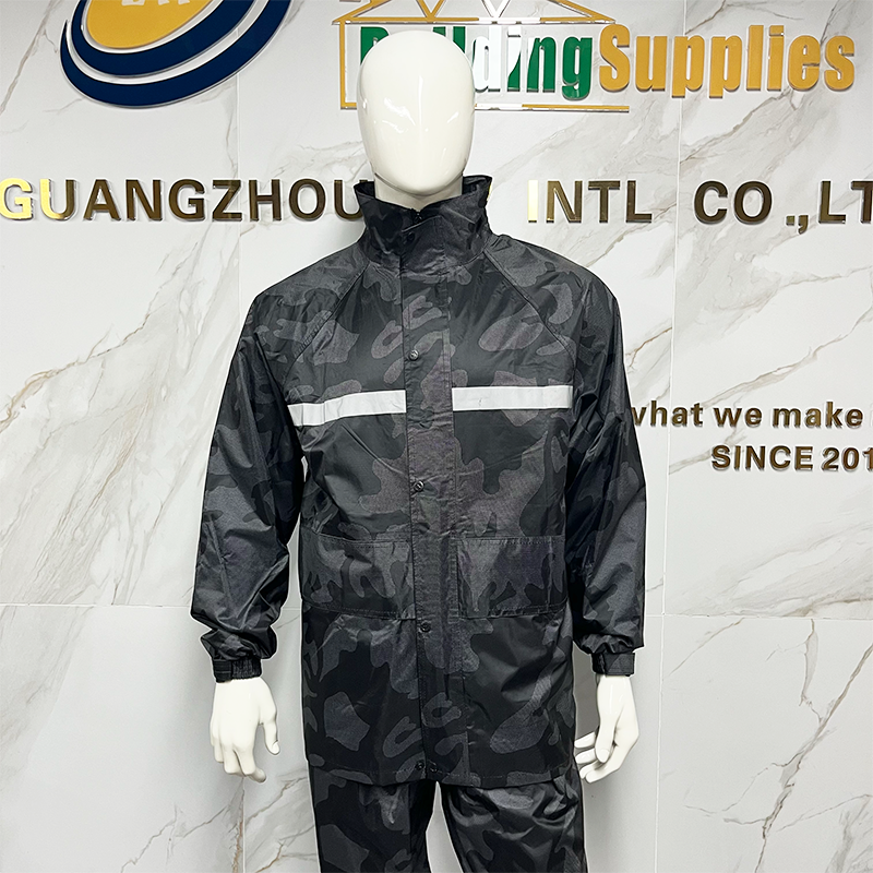 Popular High Visibility Rain Suit Waterproof Rain Coat Reflective Safety Raincoat