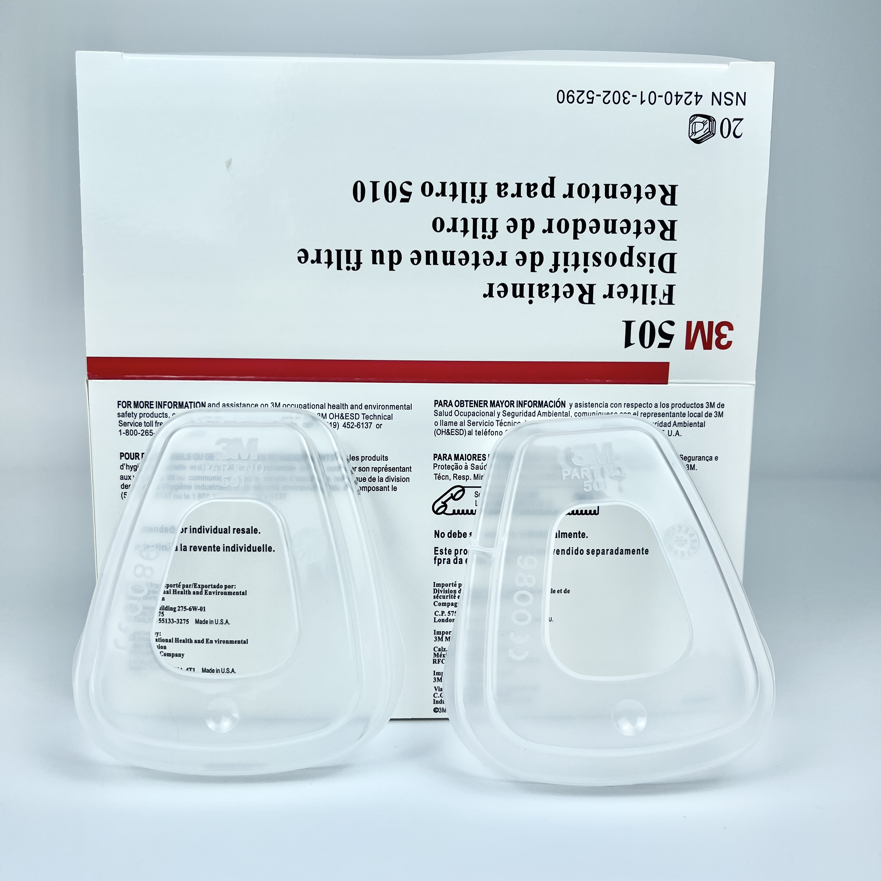 Transparent PVC 501 Filter Cap Compatible with Standard Filter Cartridges