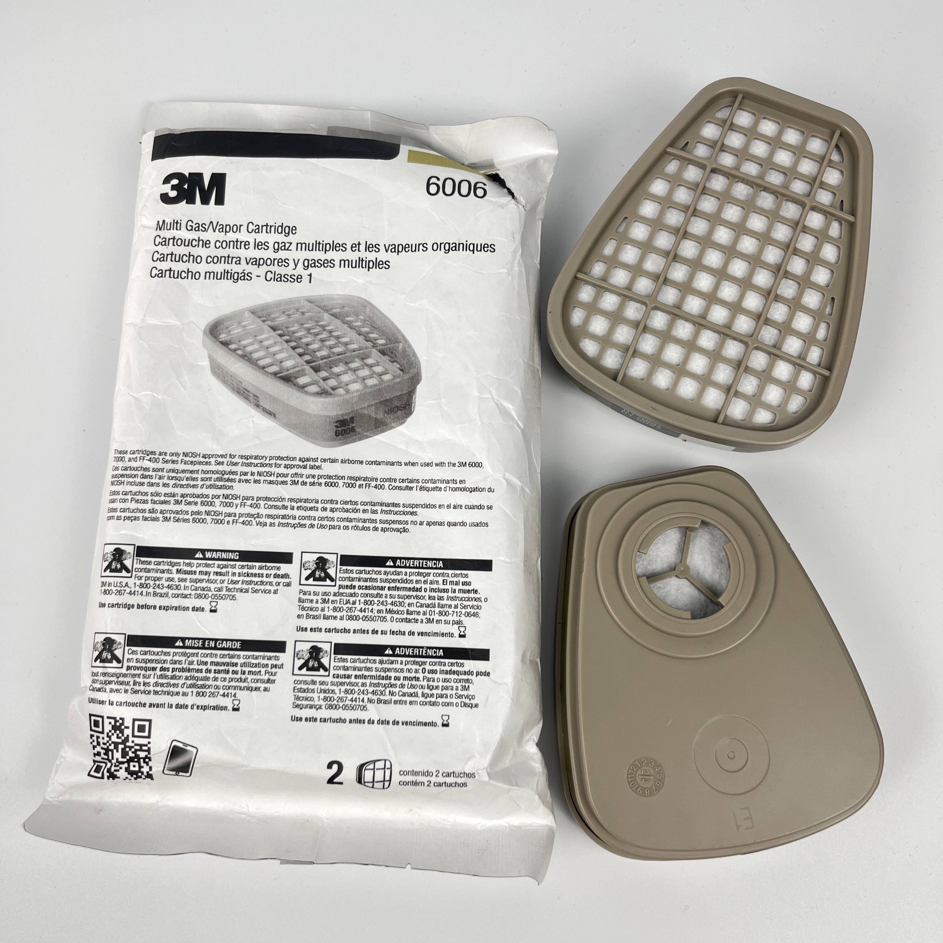 High-Quality Wholesale 6006 Gas Mask Filter Dust Mask Full Mask Half Mask Gas Filter