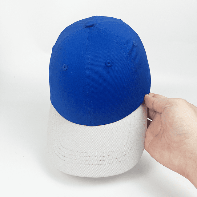 High Quality High Protective Blue Baseball Cap with Trim Baseball Cap Fashion Hat