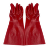 Red PVC Gloves Industrial Chemical Protection Gloves