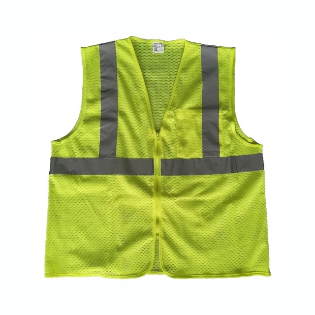 Breathable Mesh Material Work Clothing Traffic Safety Vest