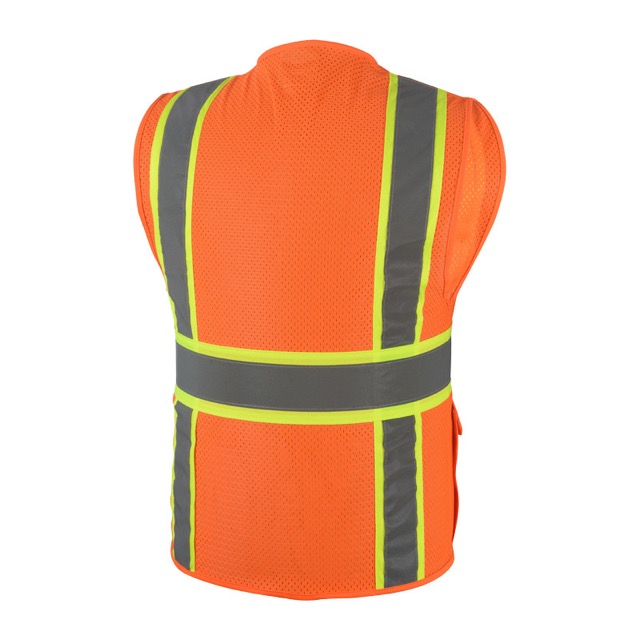 High Quality Custom Logo Reflective Stripes Safety Vest