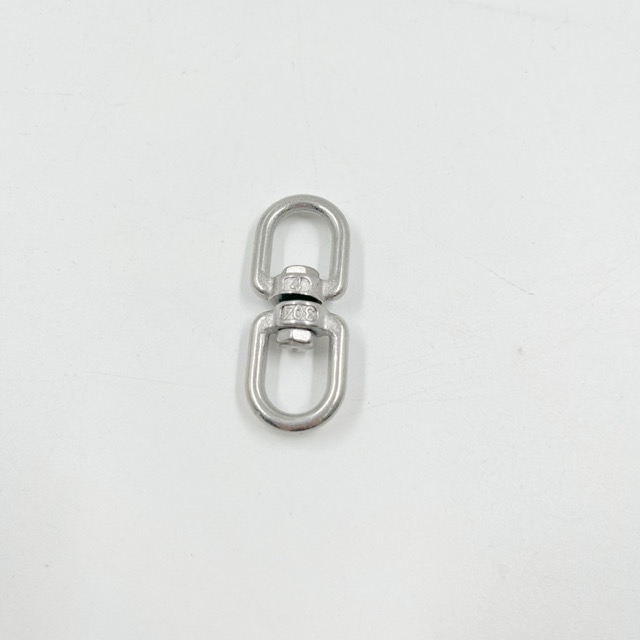 304 316 Stainless Steel Double Eye Hook Swivel Ring M10 Double Ended Swivel Eye Hooks