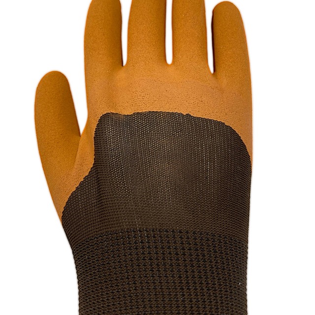 Rubber Work Gloves Warm Foam Rubber Coated Protective Gloves