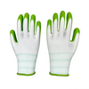 Garden Gloves Green Anti-slip Rubber Safety Glove Wholesale Industrial Protective Garden Working Gloves