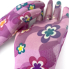 Wholesale Custom Floral Print Breathable Nitrile Gardening Planting Safety Gloves Nylon Weaving Work Gloves