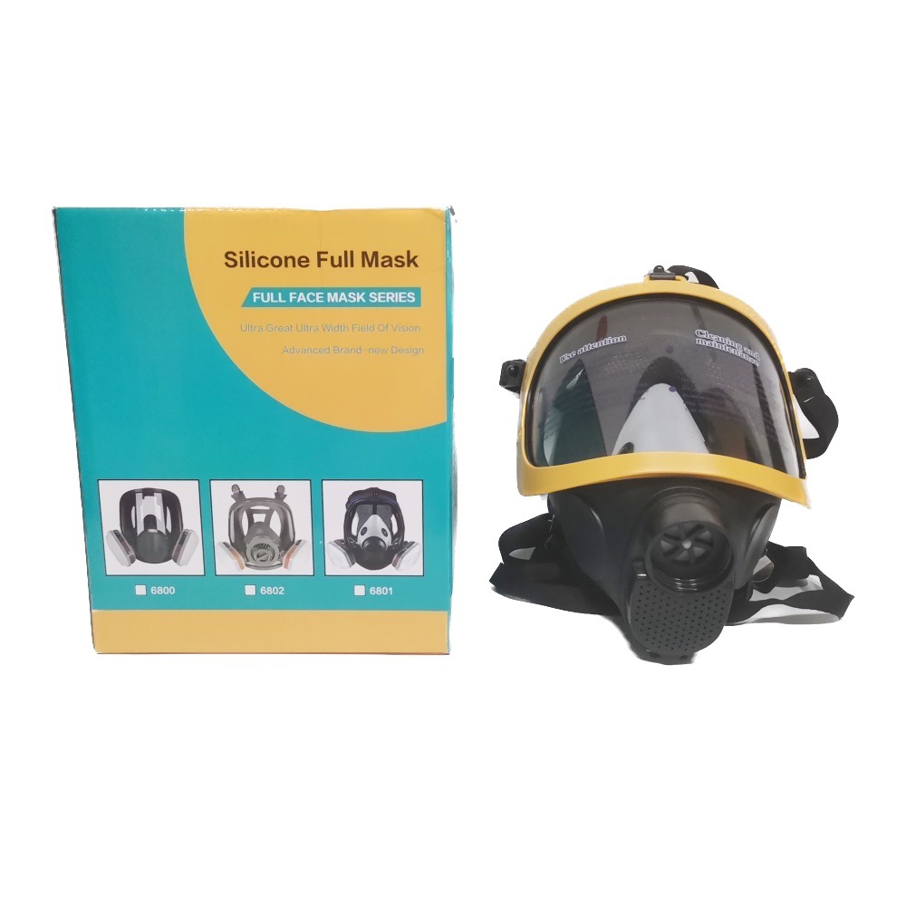 Full Face Silicone with Single Filter Gas Mask