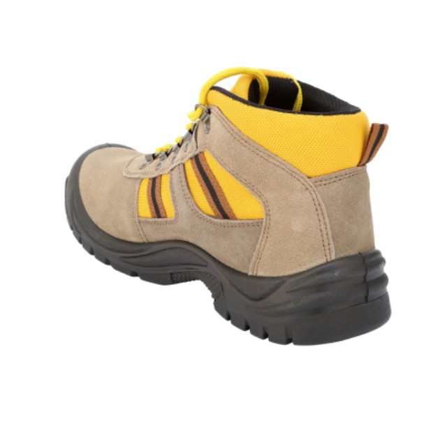 Suede Leather Safety Shoes with Steel Toe