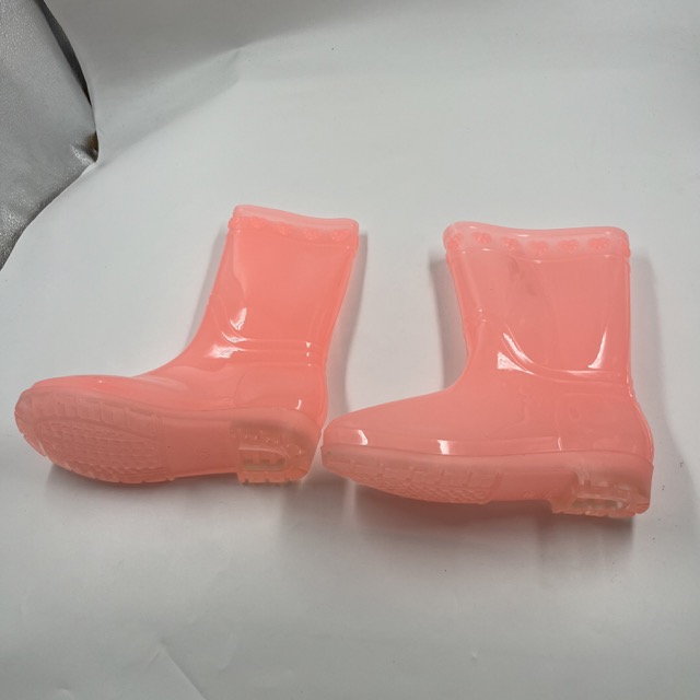 Wholesale Custom Waterproof Short Pink Pvc Rain Boots