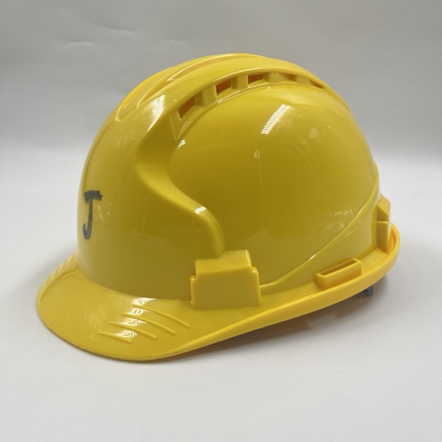 ABS Three-rib Breathable Safety Helmet for Construction Site