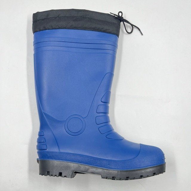 Winter Rain Boots Plastic Rain Boots Warm Cotton Liner PVC Gumboots