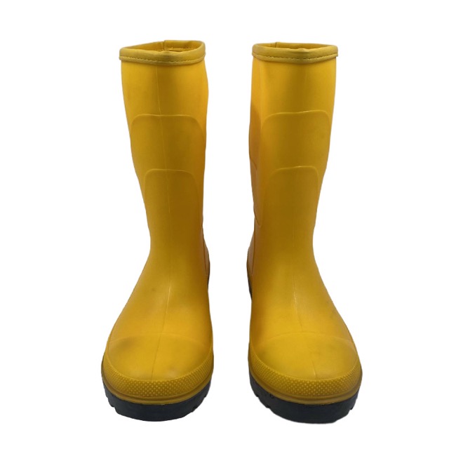 Construction Site Yellow PVC Upper Waterproof Rain Boots