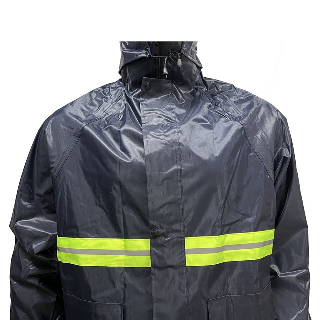 Cheap Price Motorcycle Rainsuit Waterproof Hooded Raincoat