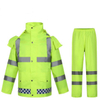 Traffic Safety Raincoat Polyester Reflective Raincoat