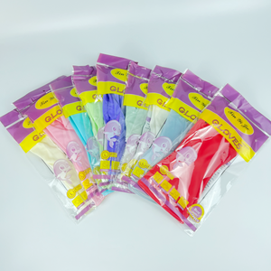 New Heat-Resistant Cleaning Dish Washing Colorful Household Natural Latex Rubber Gloves