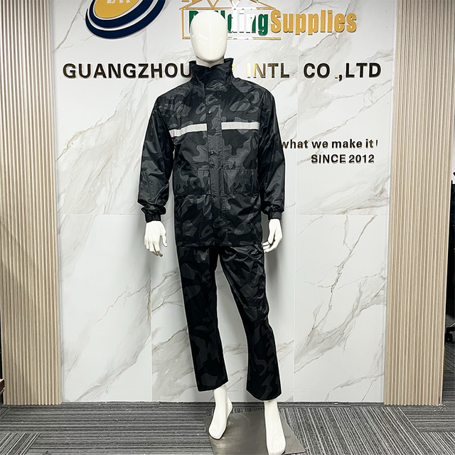 Popular High Visibility Rain Suit Waterproof Rain Coat Reflective Safety Raincoat