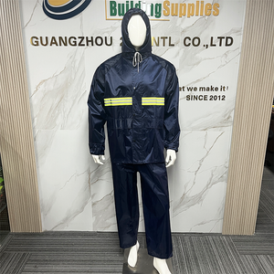 Wholesale Pure Colors Waterproof Safety Raincoat Rainwear Poncho