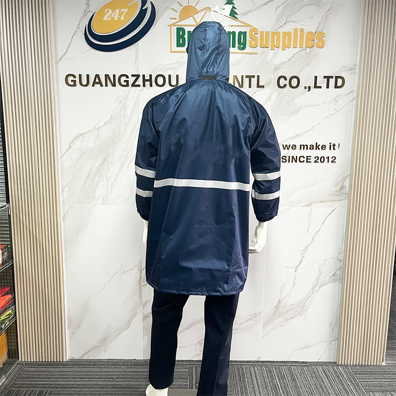 Waterproof Durable Polyester Safety Raincoat for Work wear Comfort and Performance