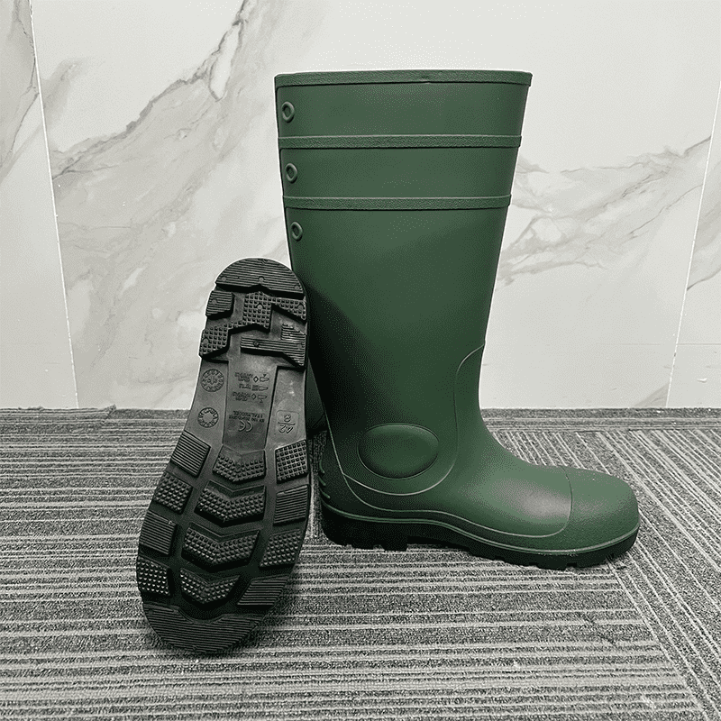 The Rubber Quality Is Good for The Anti-Slip Soles of The Labor Waterproof Safety Rain Boots