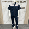 Customized Logo Short Sleeve Work Clothes Thin Breathable Safety Work Clothes Construction Safety Clothes