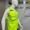 Wholesale Custom Logo High visibility Reflective Multi-Pocket Vest Outdoor Work Safety Vest