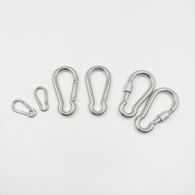 SS304/316 Carabiner Spring Snap Hook Camping Carabiner Hook