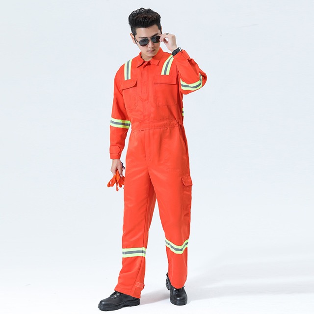 Industrial Reflective Long Sleeve Durable PPE Overall Safety Clothing