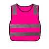 Wholesale Warning Fluorescent Green Kids Bike Reflective Safety Vest