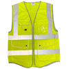 Custom Logo Polyester Safety Vest for Construction Workers And Roadway Safety