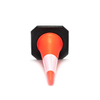 Rubber Base Road Cone Plastic Reflective Warning Traffic Cone