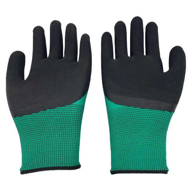 Agricultural Garden Rubber Coated Protective Work Gloves