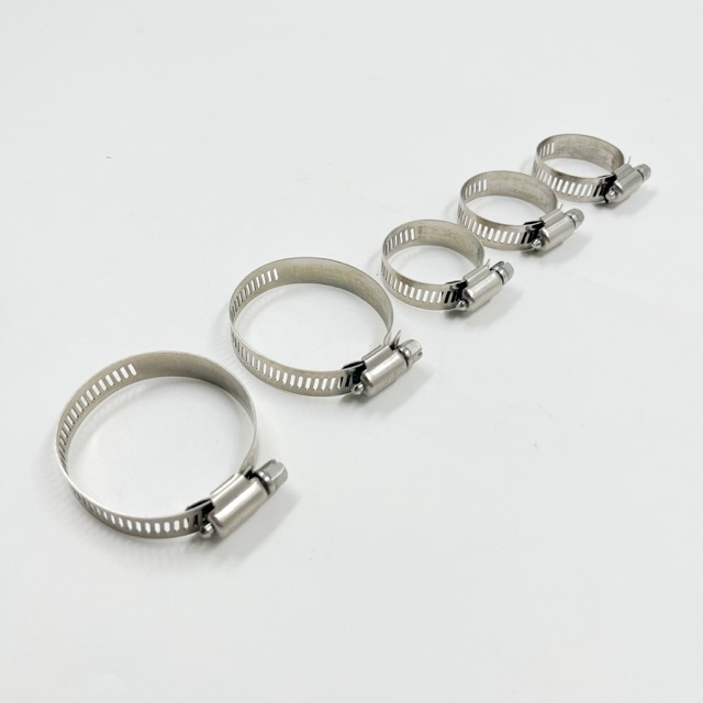 SS304 Stainless Steel Adjustable Pipe Clamp Hose Clamps