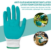 Premium Grade Anti-slip Rubber Hand Gloves Durable Garden Protective Safety Gloves for Labor Work