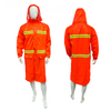 Hot Sale Good Price Custom Long Safety Waterproof Raincoat with Reflective High Visibility Strips