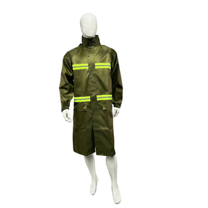 2026 New Design High Visibility Industrial Reflective Safety Raincoat Long Sleeve One-piece Waterproof Raincoat
