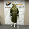 Customized Wholesale Price Reflective Waterproof Construction Raincoat PVC Worker Warning Reflective Safety Raincoat