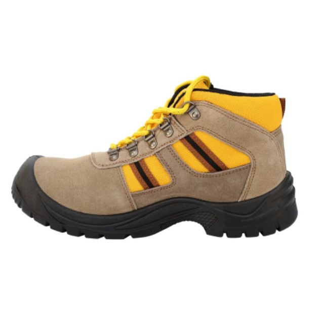 Suede Leather Safety Shoes with Steel Toe