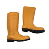 Customized logo PVC gumboots with steel toe