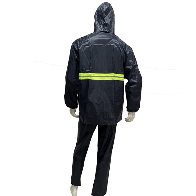 Cheap Price Motorcycle Rainsuit Waterproof Hooded Raincoat